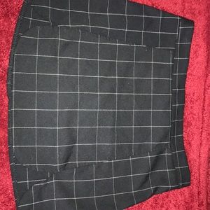 pacsun short plaid skirt